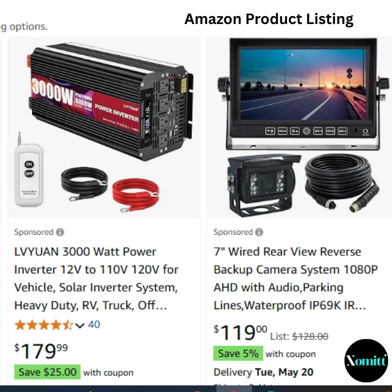 Amazon product listing and product catalog services