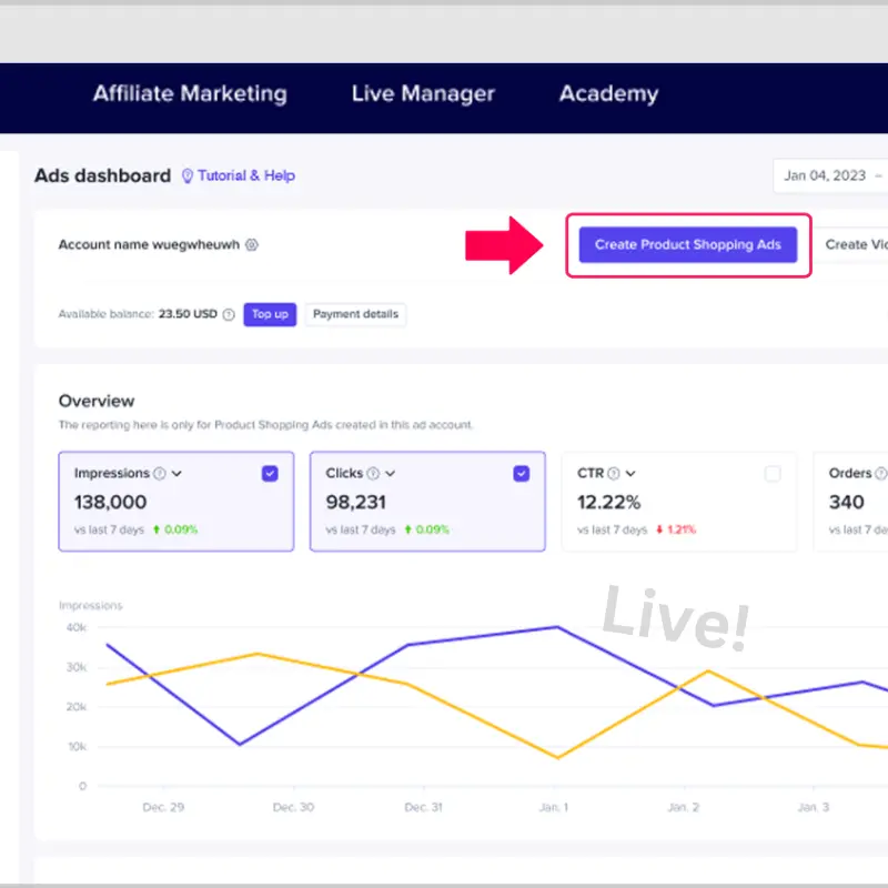 TikTok Shop Ads and Marketing service