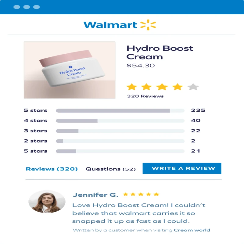 Walmart Product Review Writing Services