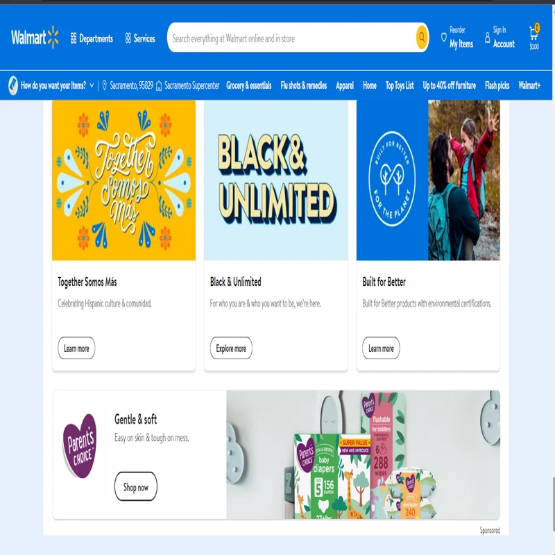 Walmart Storefront Design Services