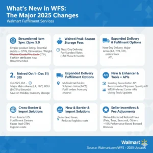2025 updates to Walmart Fulfillment Services