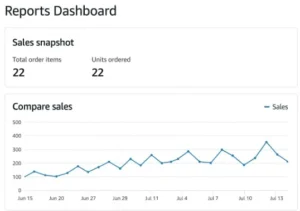 Seller Central Reports Dashboard
